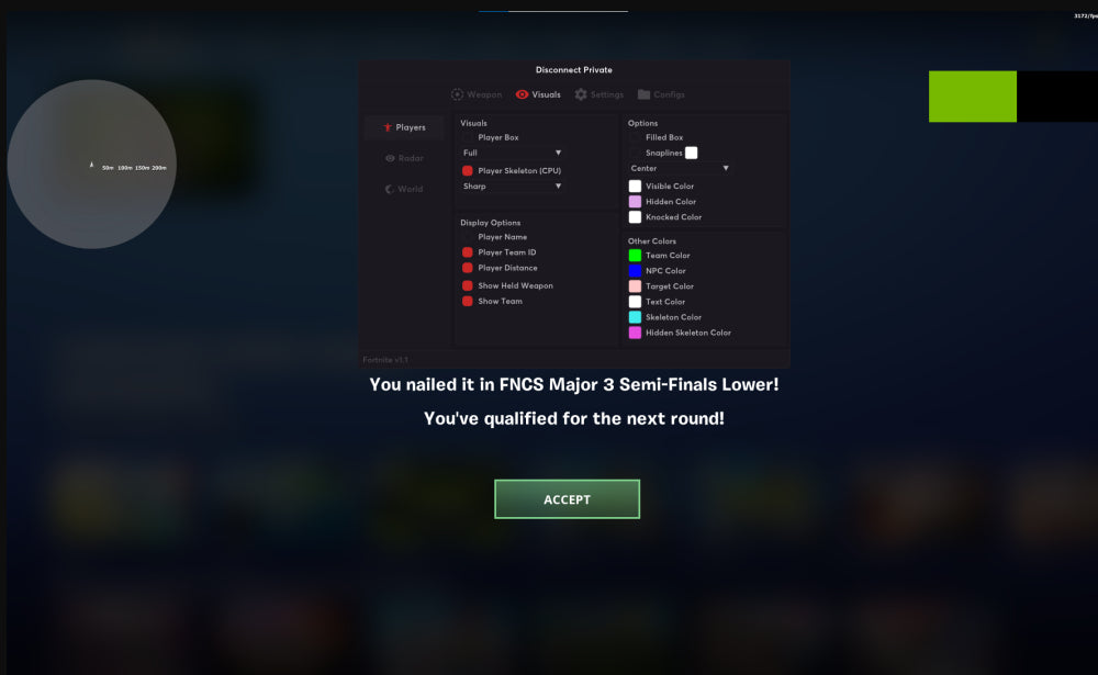 Fortnite Disconnect External